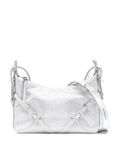 Givenchy Mini Voyou Crossbody Bag Silver