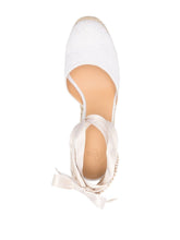 Castaner Carina Wedge Espadrilles White