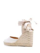 Castaner Carina Wedge Espadrilles White