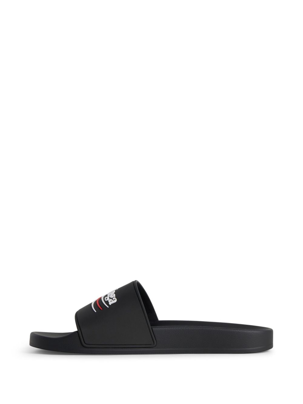 Balenciaga Rubber Pool Sandals Black black
