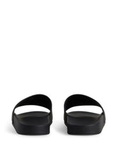 Balenciaga Rubber Pool Sandals Black black