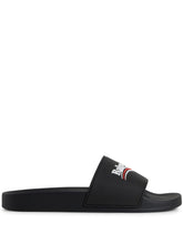 Balenciaga Rubber Pool Sandals Black black