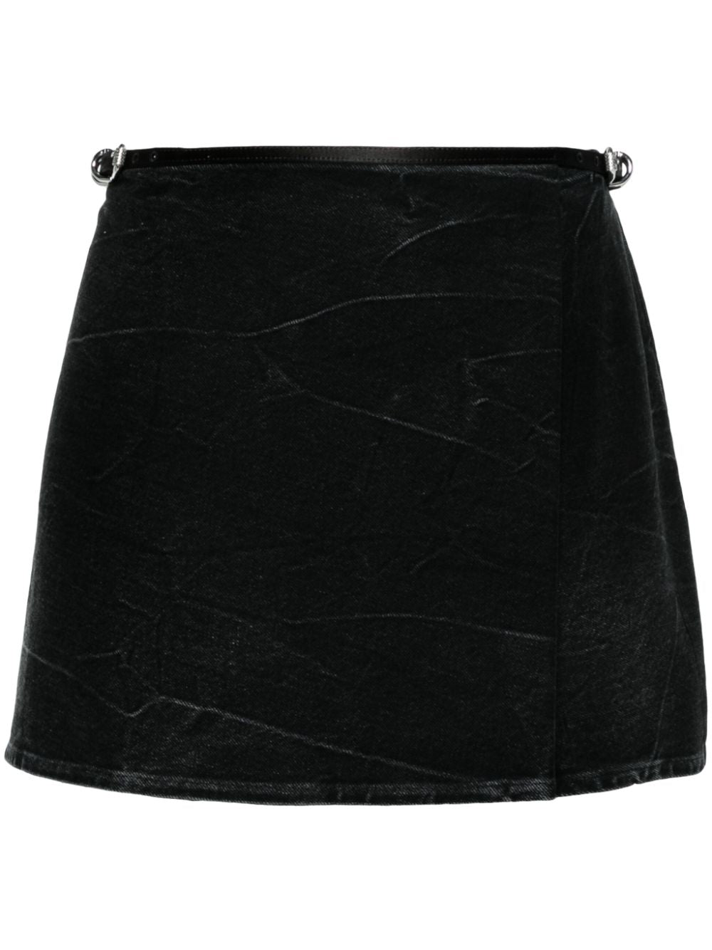 Givenchy VoYou Denim Mini Skirts Black
