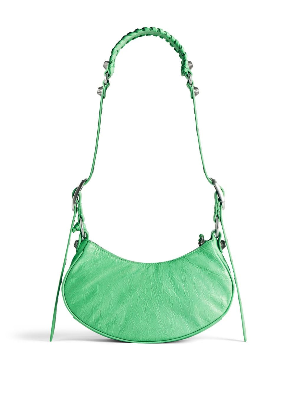 Balenciaga Le Cagole XS Shoulder Bag in Green Lambskin Green