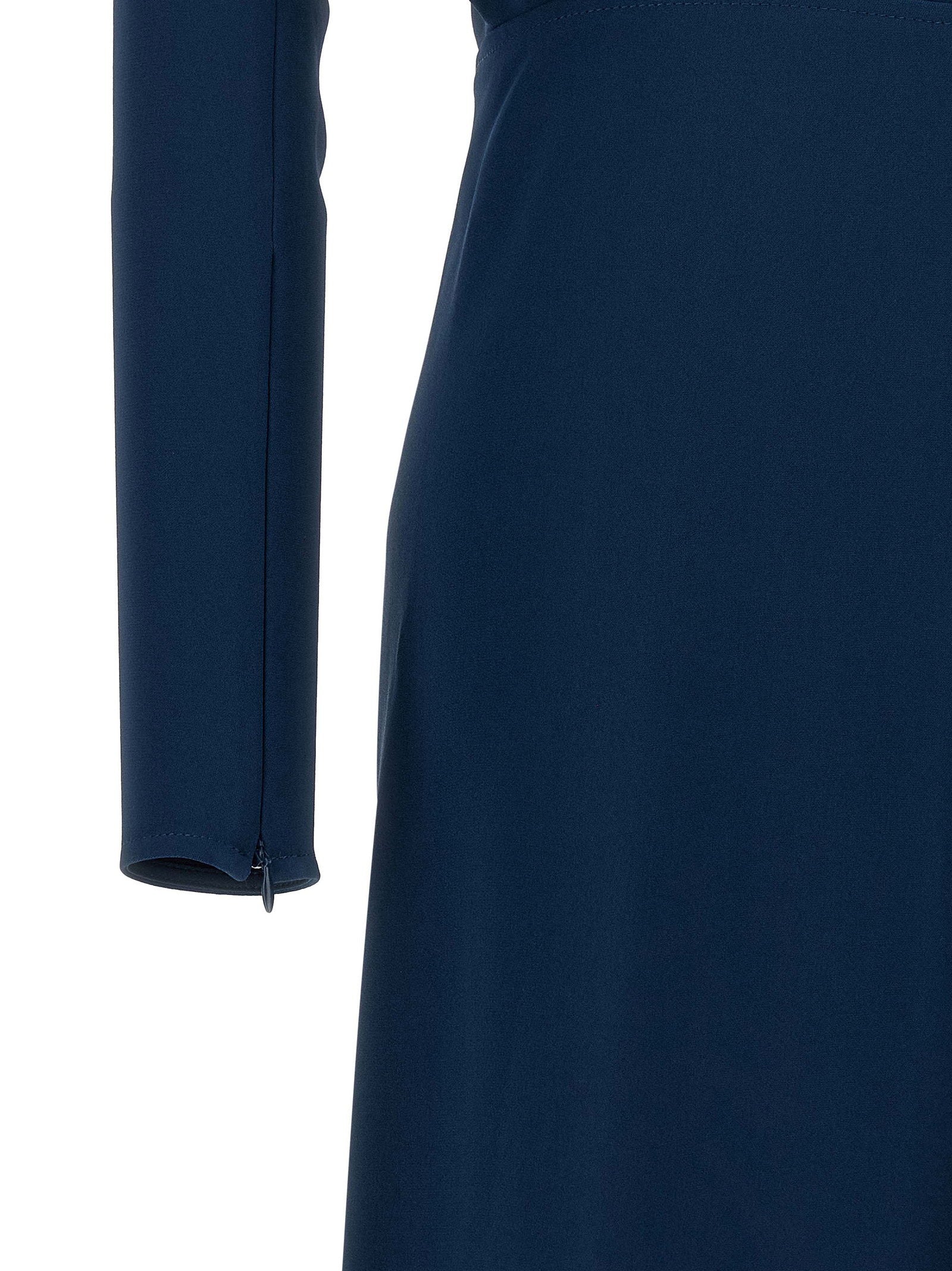Victoria Beckham Dolman Dress Blue