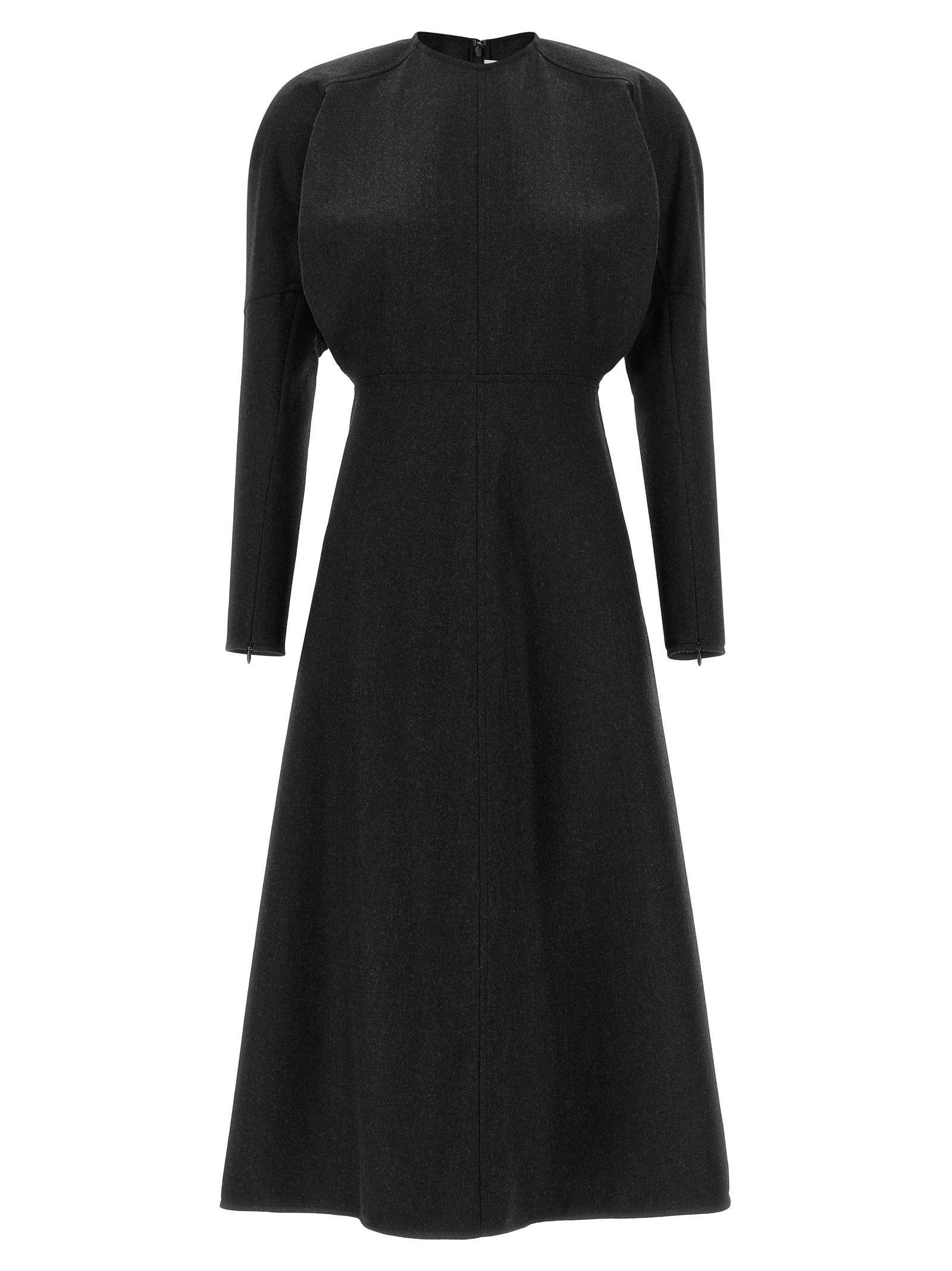 Victoria Beckham Dolman Dress Gray