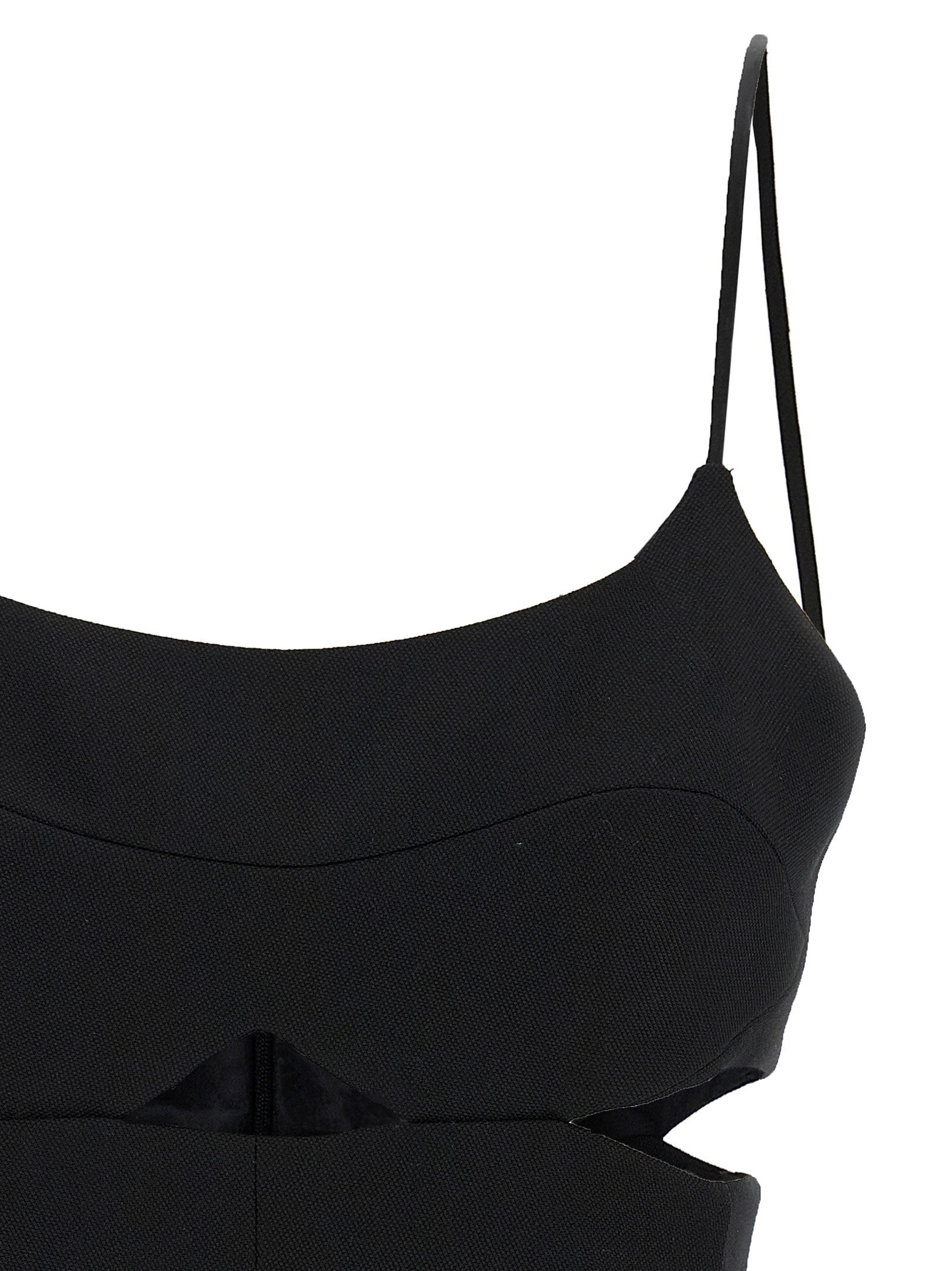 Victoria Beckham Cut-out Cami Top Black