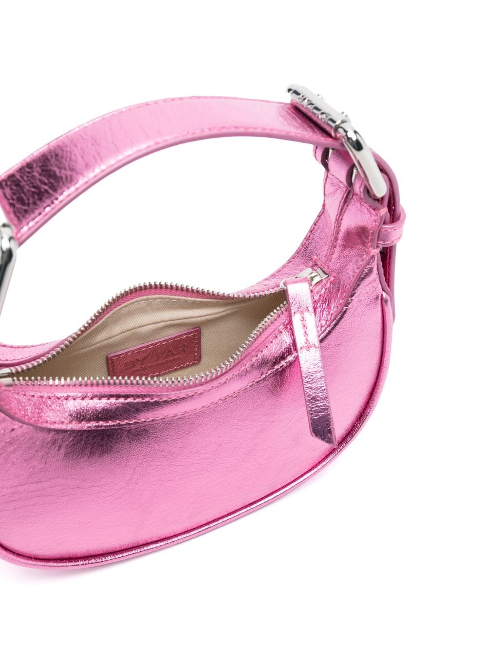 By Far Soho Mini Shoulder Bag Fuchsia