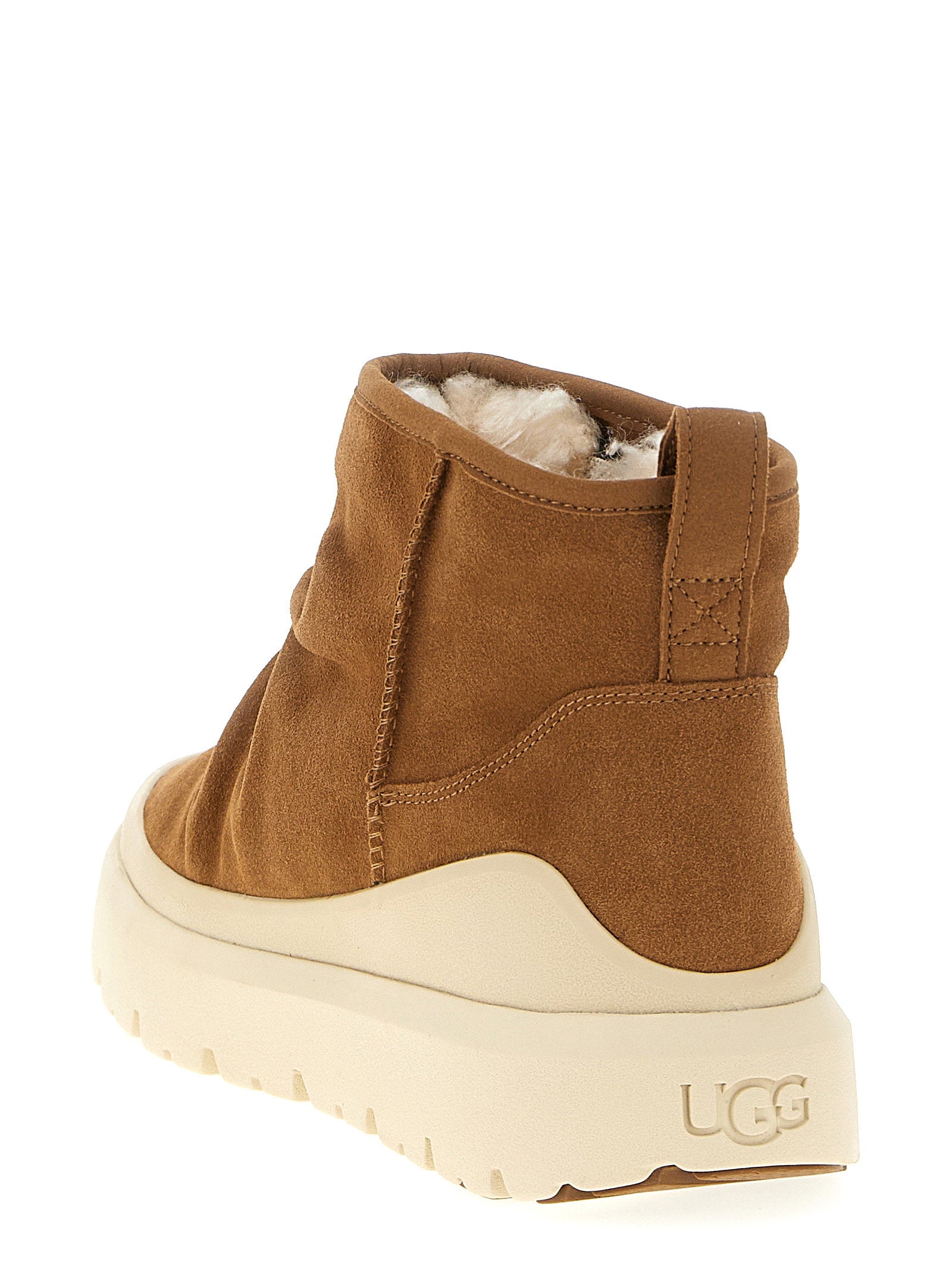UGG Heritage Utility Mini Ankle Boots Brown