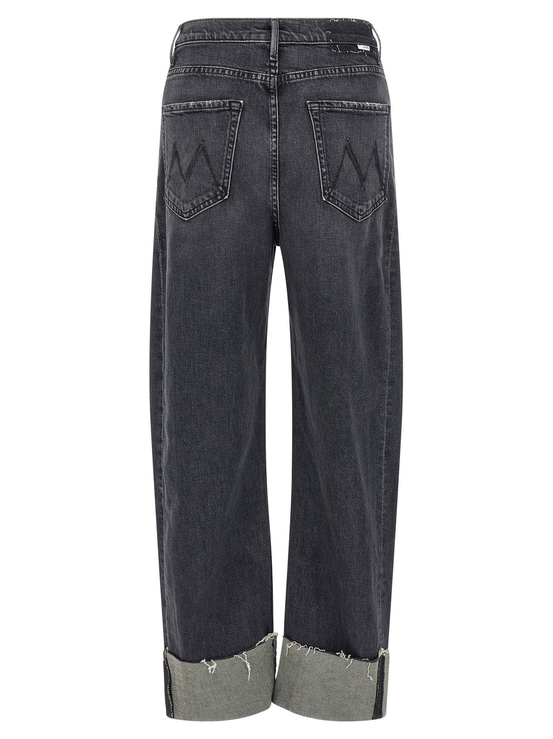 Mother The Half Pipe Cuff Jeans Gray
