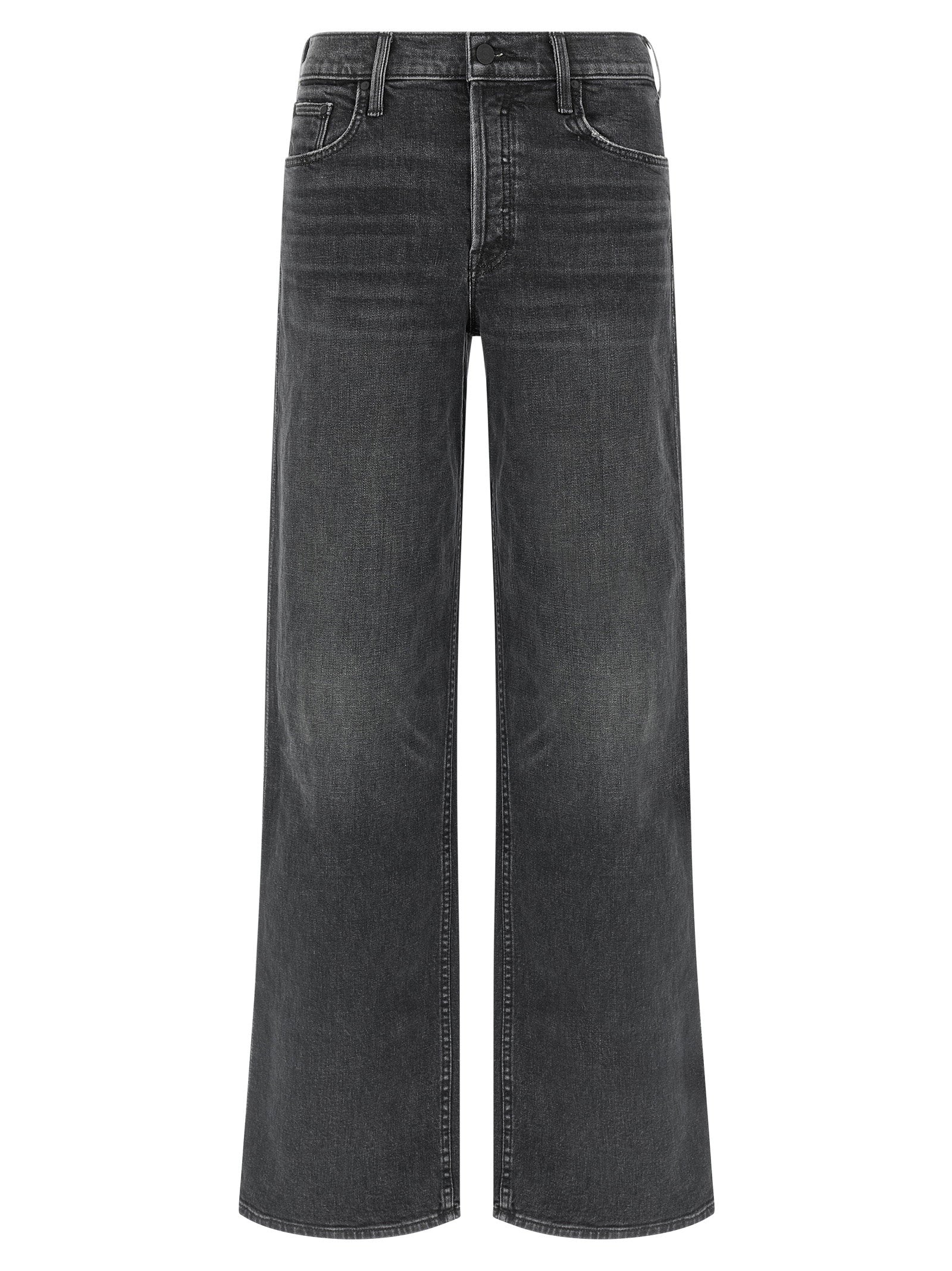 Mother The Smoothie Sneak Jeans Black