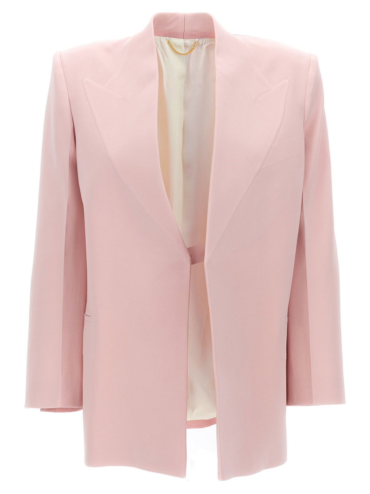 Victoria Beckham Single-breasted Blazer Jacket Pink