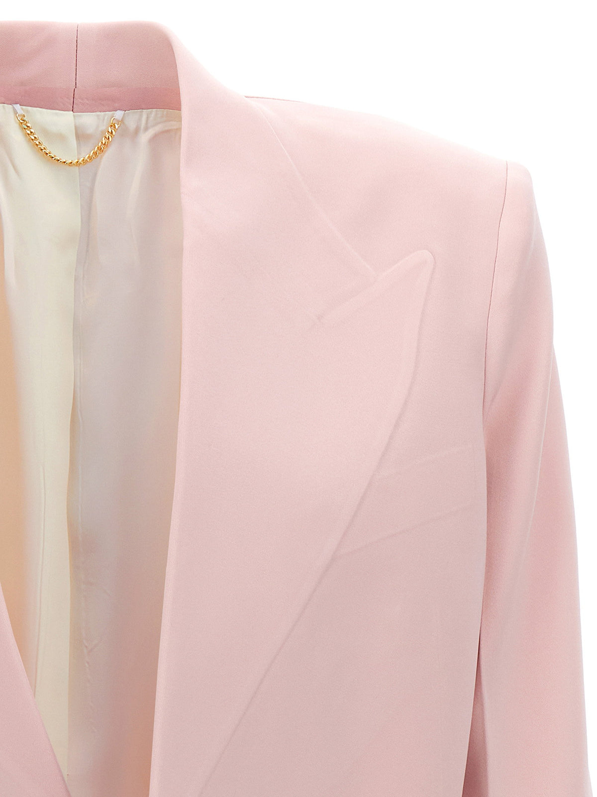 Victoria Beckham Single-breasted Blazer Jacket Pink