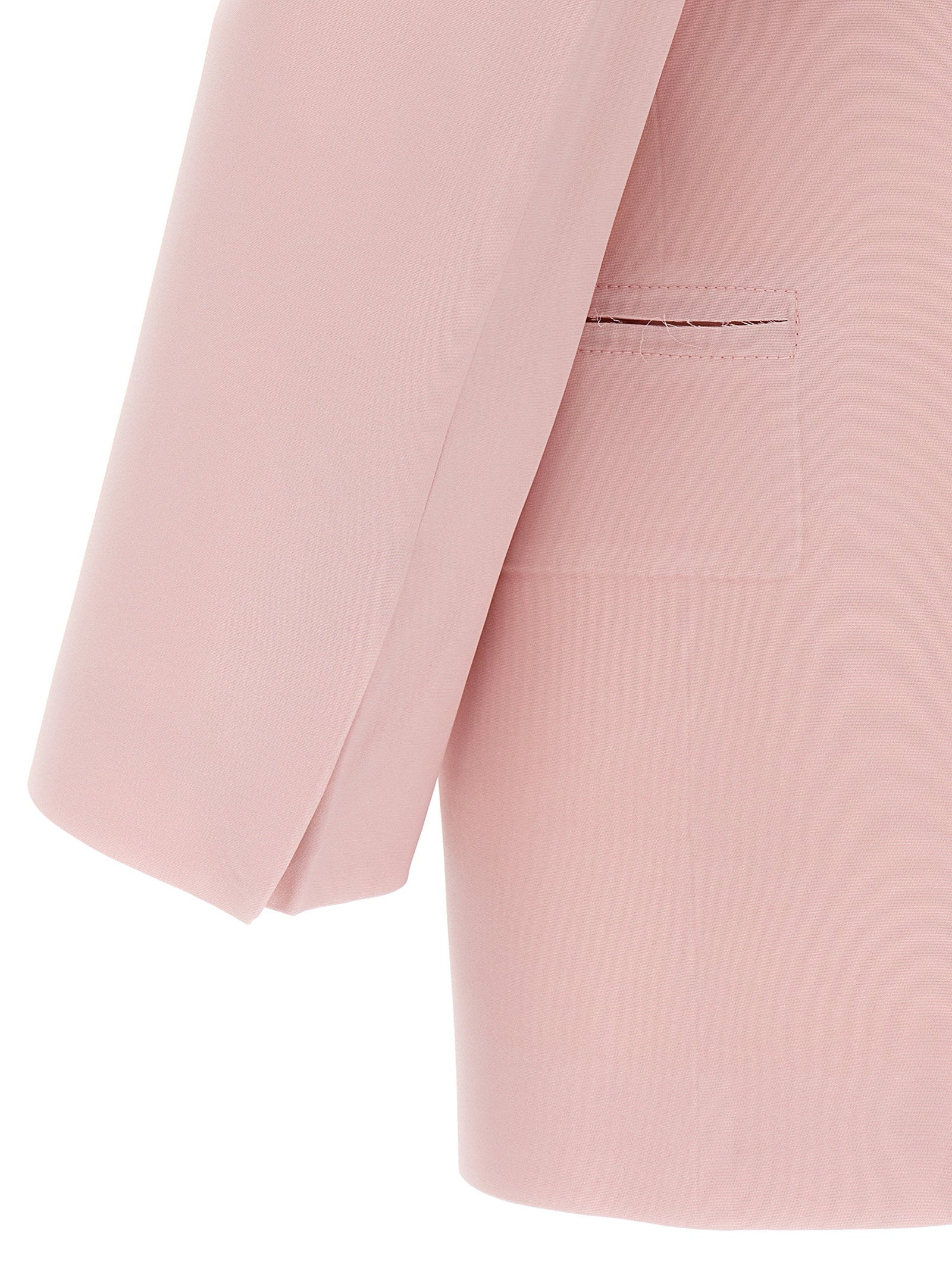 Victoria Beckham Single-breasted Blazer Jacket Pink