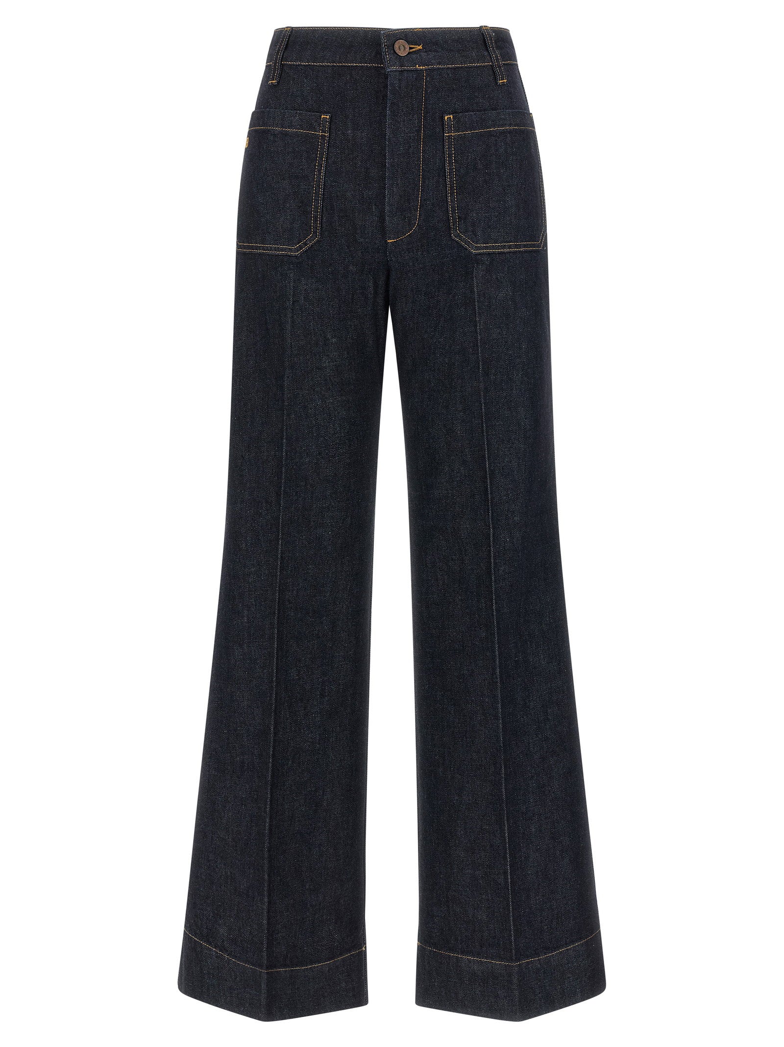 Victoria Beckham Alina Jeans Blue