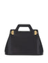 Ferragamo Wanda Leather Hand Bag Black