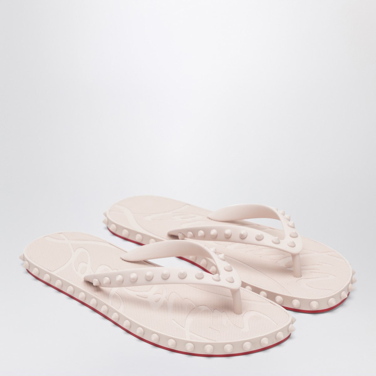 Christian Louboutin Super Loubi Flip-Flops Pink