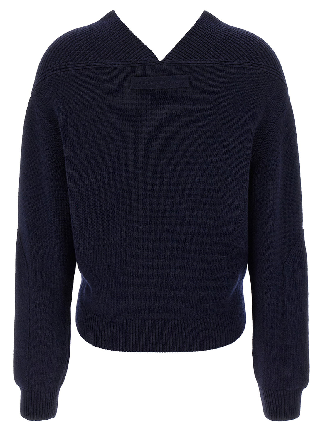 Victoria Beckham V-neck Yoke Detail Sweater Blue