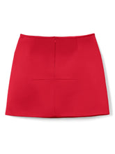 Marc Jacobs Mini Satin Skirt Red