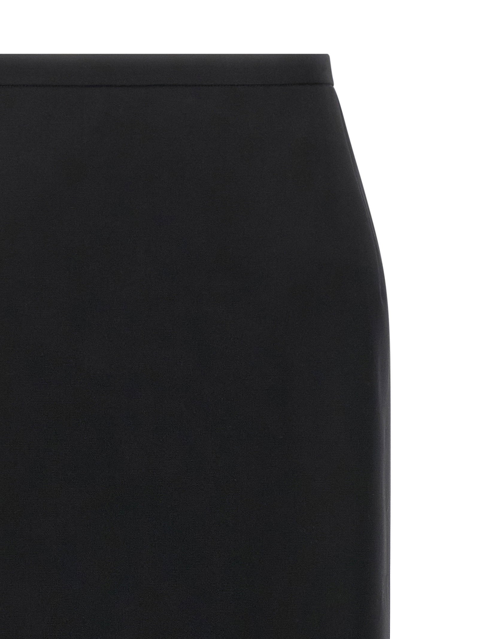 Magda Butrym Skirt With Closure And Back Panel Black