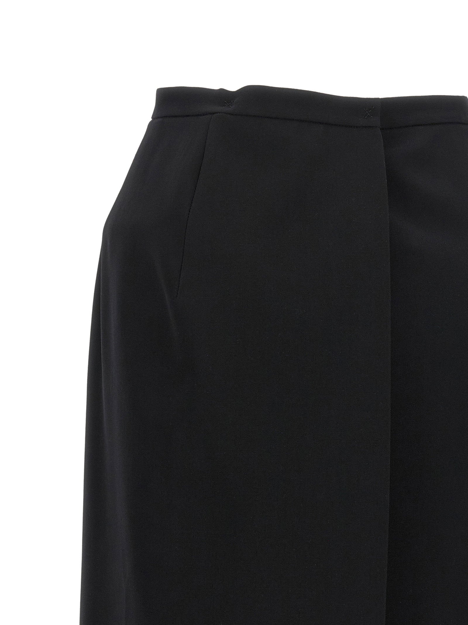 Magda Butrym Skirt With Closure And Back Panel Black