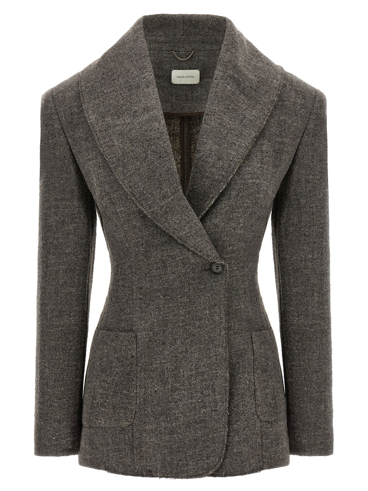 Magda Butrym 04 Blazer Gray