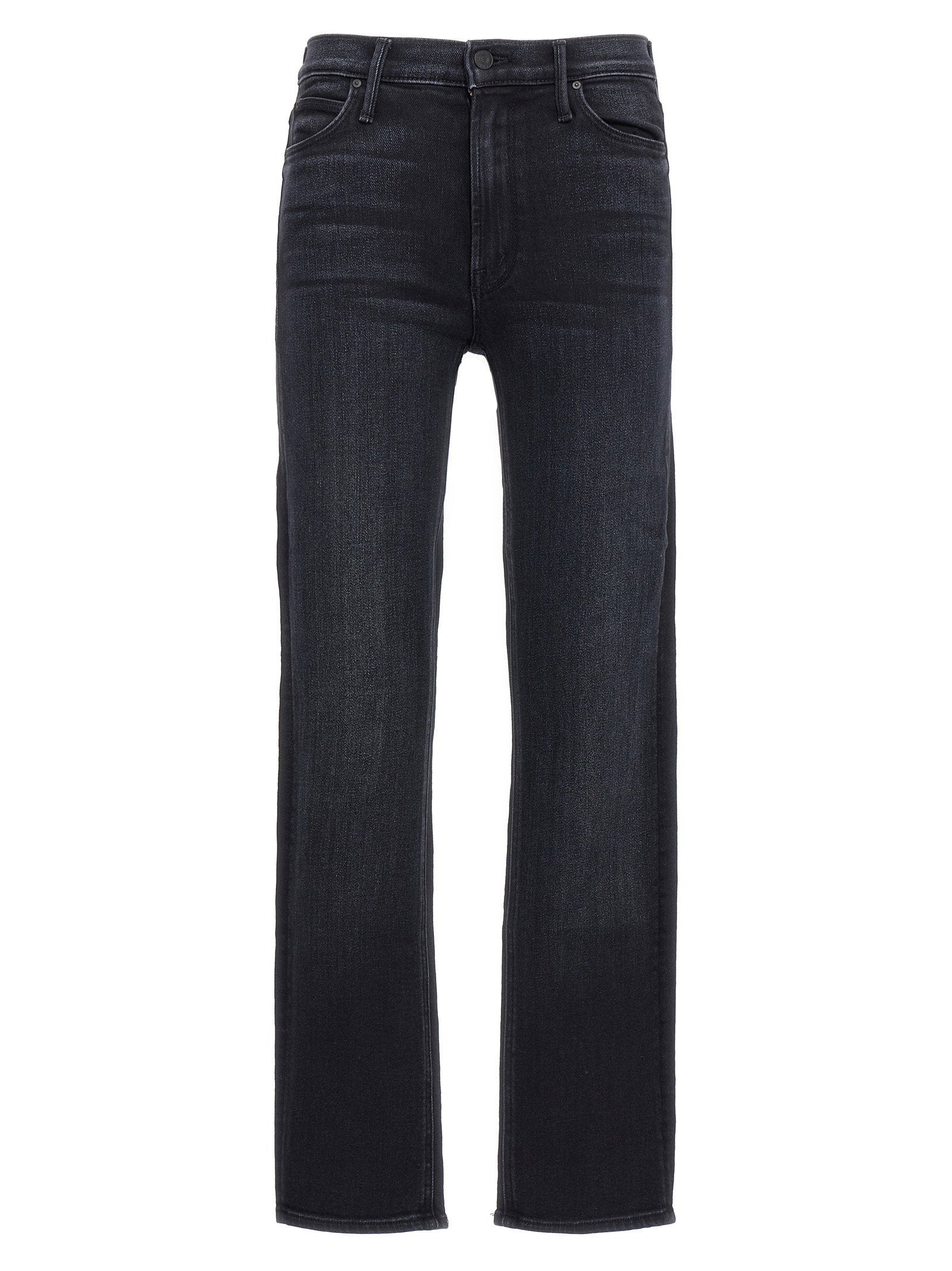 Mother The Mid Rise Dazzler Jeans Black