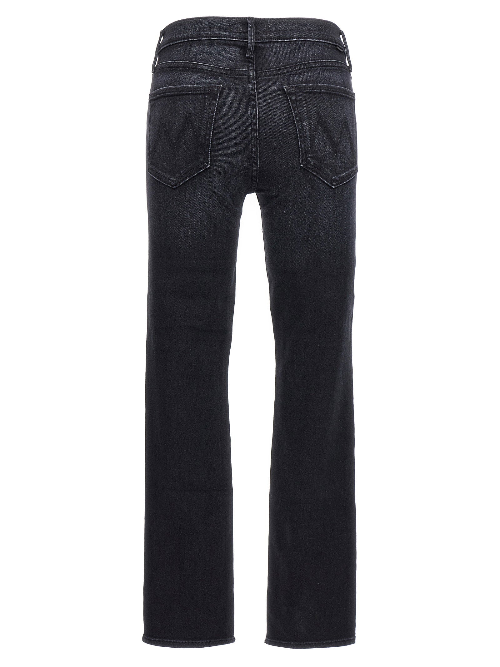 Mother The Mid Rise Dazzler Jeans Black