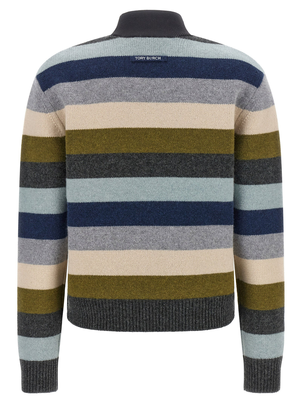 Tory Burch Striped Wool Sweater Multicolor