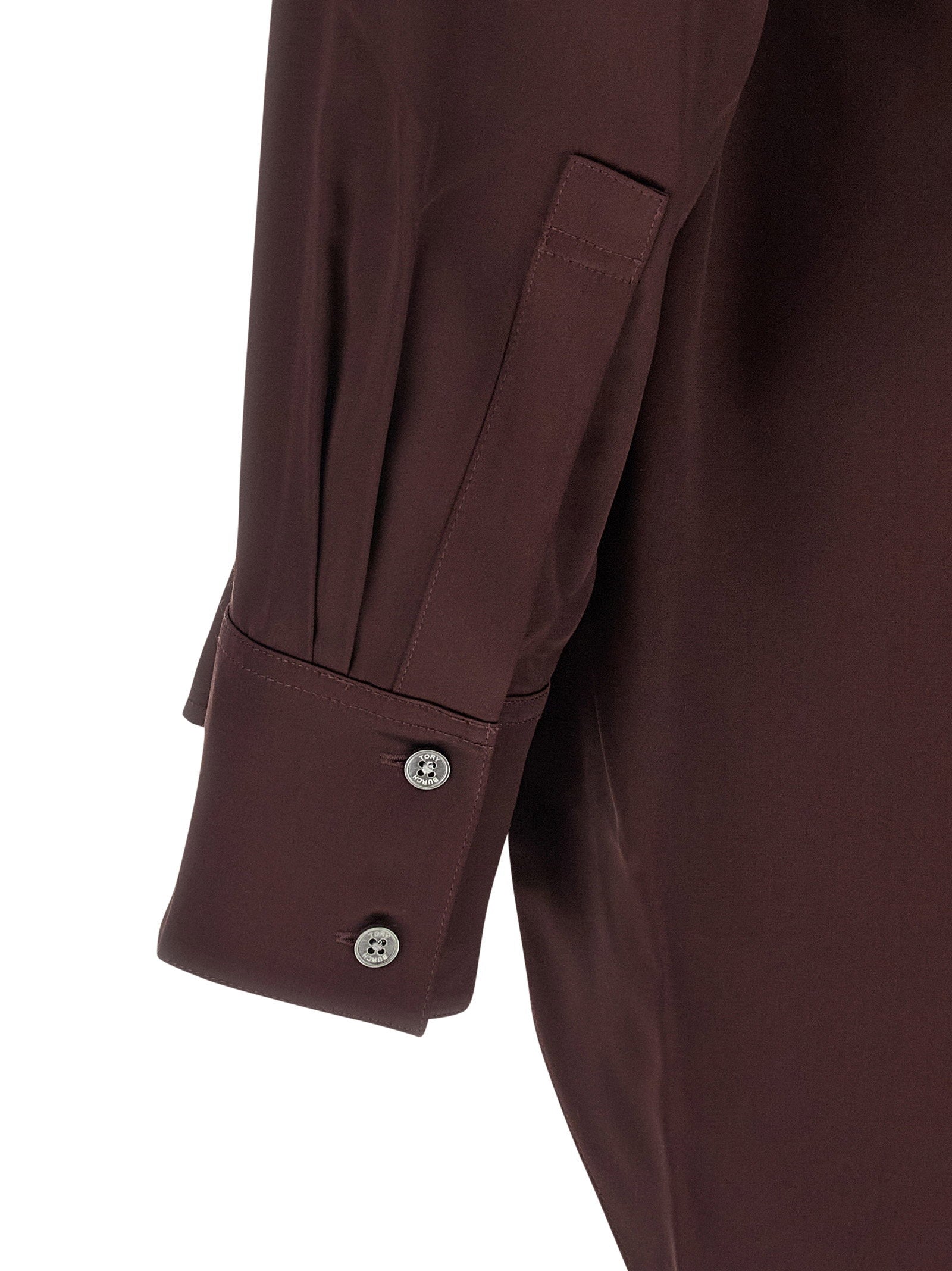 Tory Burch Satin Blouse Bordeaux