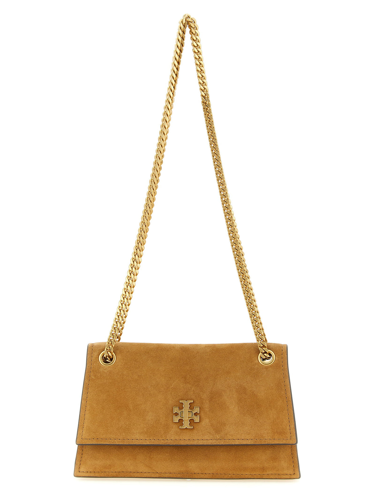 Tory Burch Mini Kira Turnlock Shoulder Bag Brown