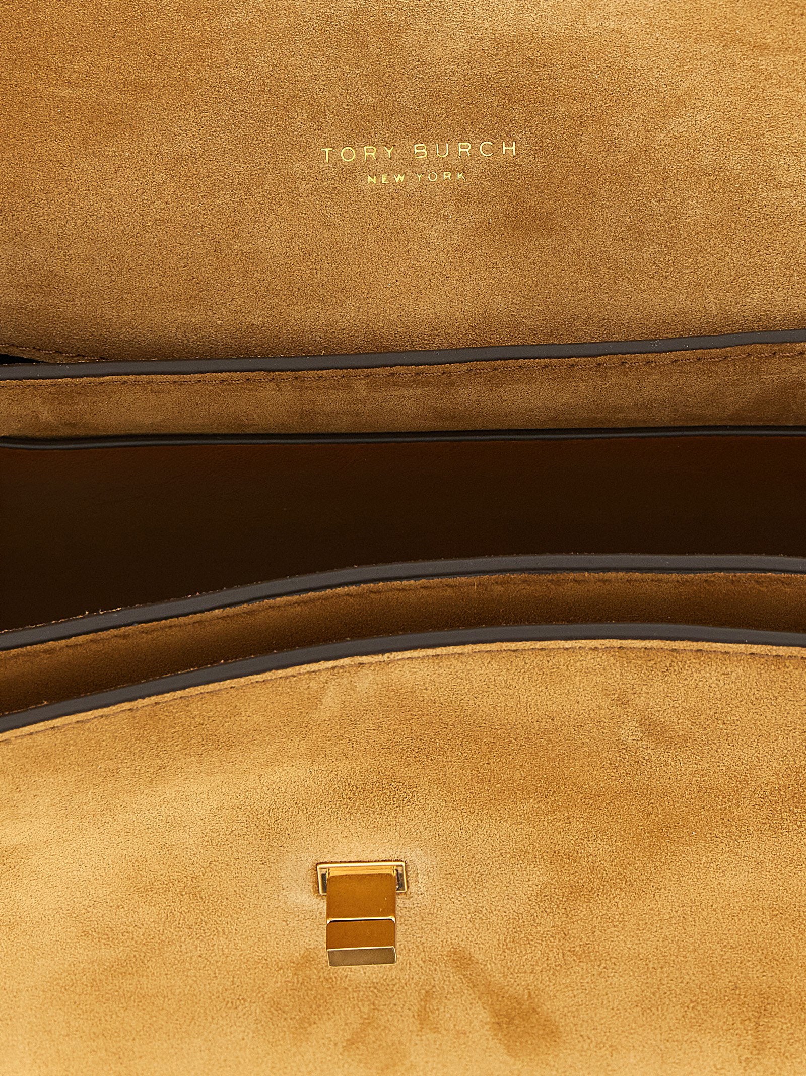 Tory Burch Kira Turnlock Shoulder Bag Brown