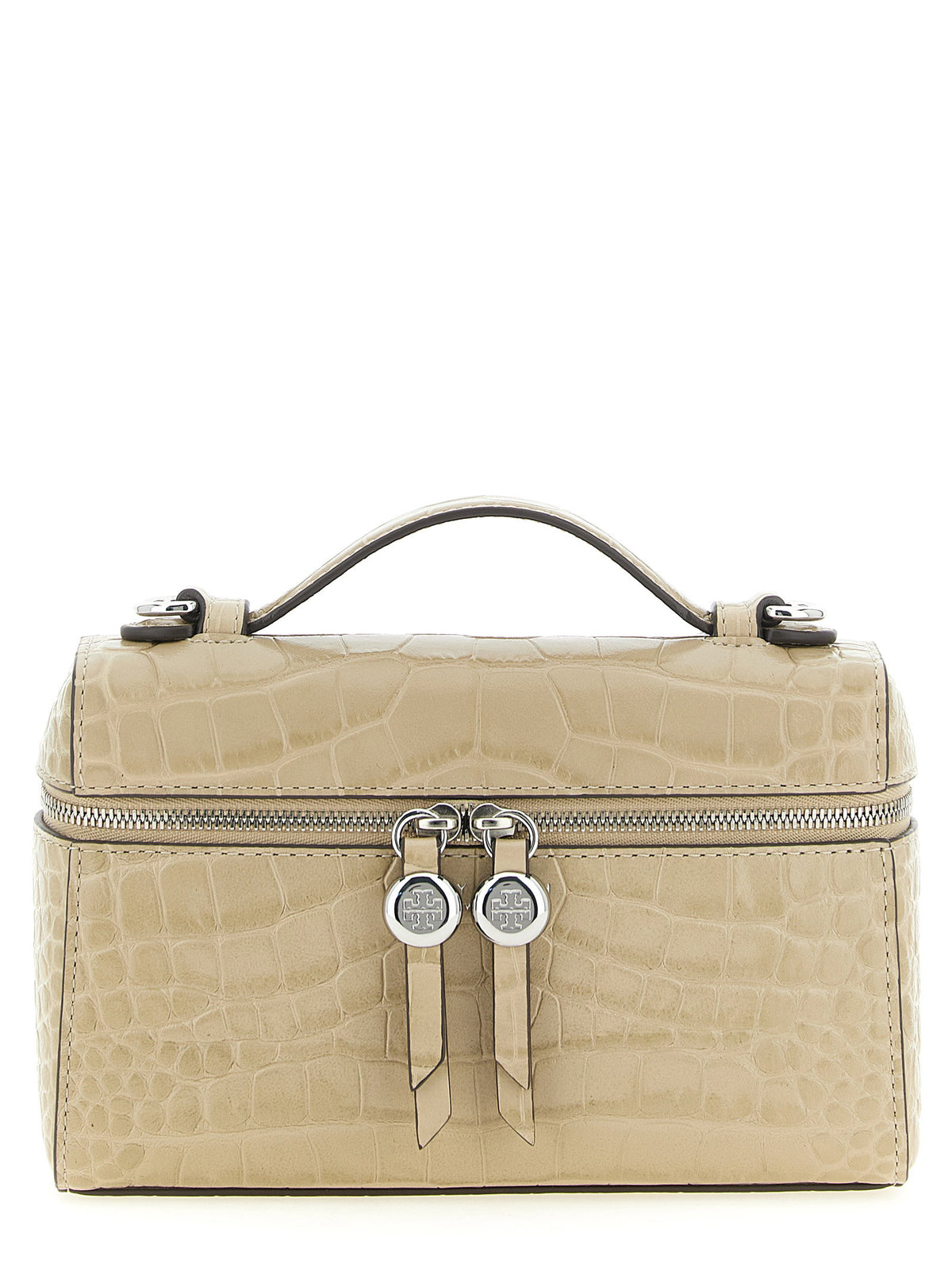Tory Burch Romy Slim Shoulder Bag Beige