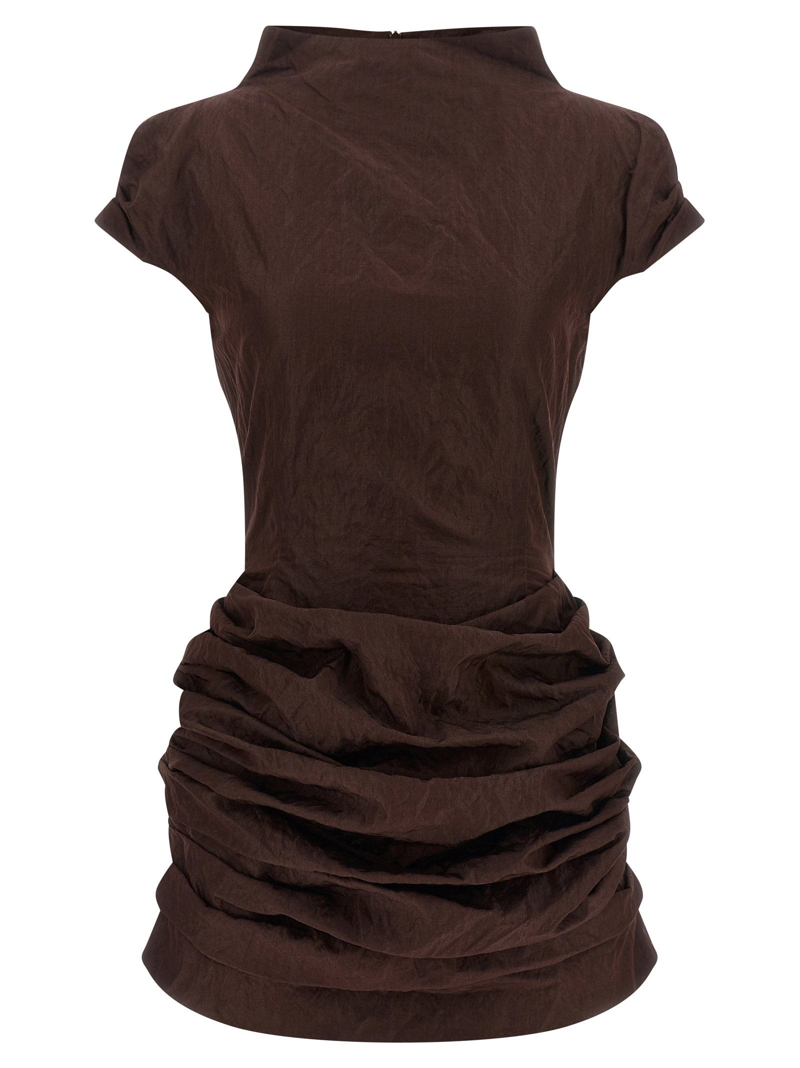 Magda Butrym 48 Dress Brown