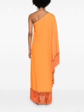 TALLER MARMO PRE Fringed Long Dress Orange