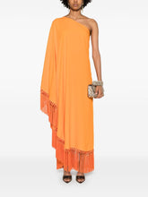 TALLER MARMO PRE Fringed Long Dress Orange