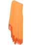 TALLER MARMO PRE Fringed Long Dress Orange