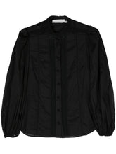 Zimmermann Lace-Trimmed Cotton Shirt Black Black