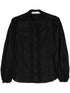 Zimmermann Lace-Trimmed Cotton Shirt Black Black