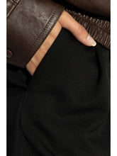 Saint Laurent Grain de Poudre Wool High-Waisted Trousers Black