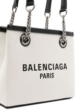 Balenciaga Small Duty Free Canvas Tote Bag Beige