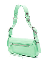 Balenciaga Le Cagole XS Green Leather Shoulder Bag Green