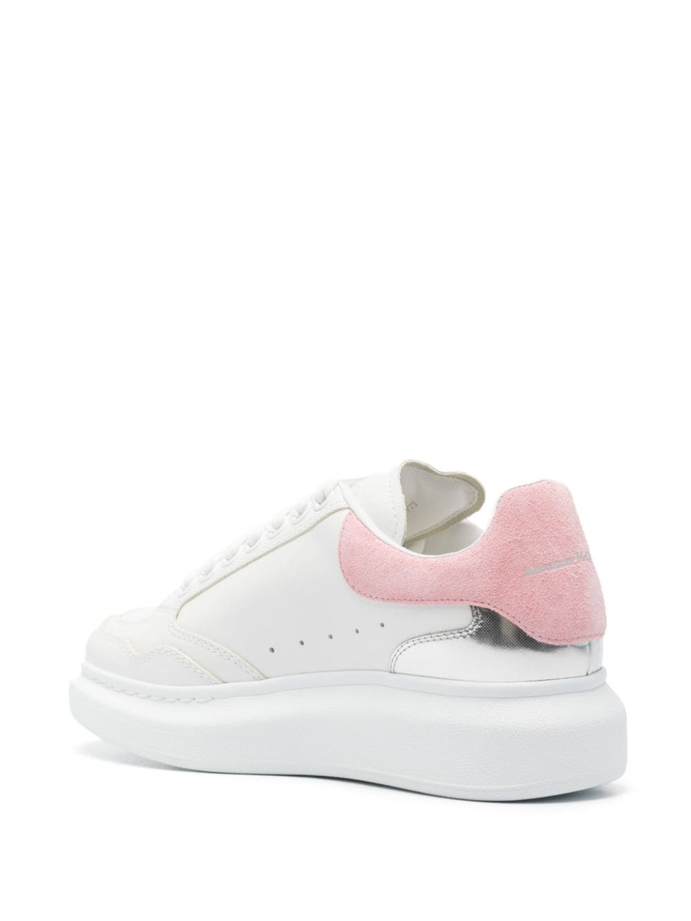 Alexander Mcqueen Oversized Leather Sneakers Pink