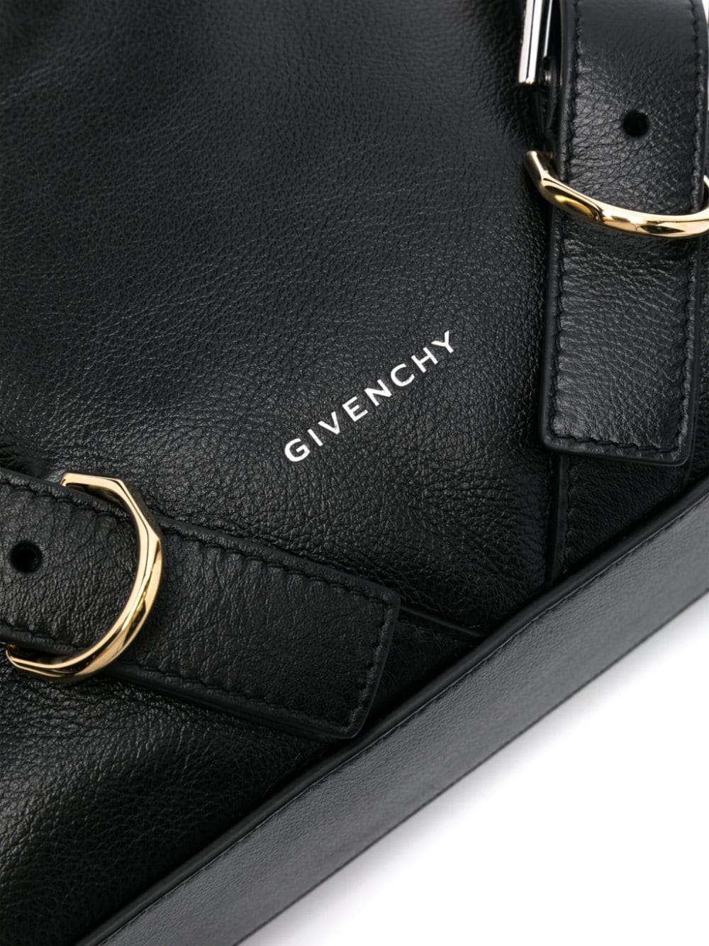 Givenchy Voyou Leather Crossbody Bag Black