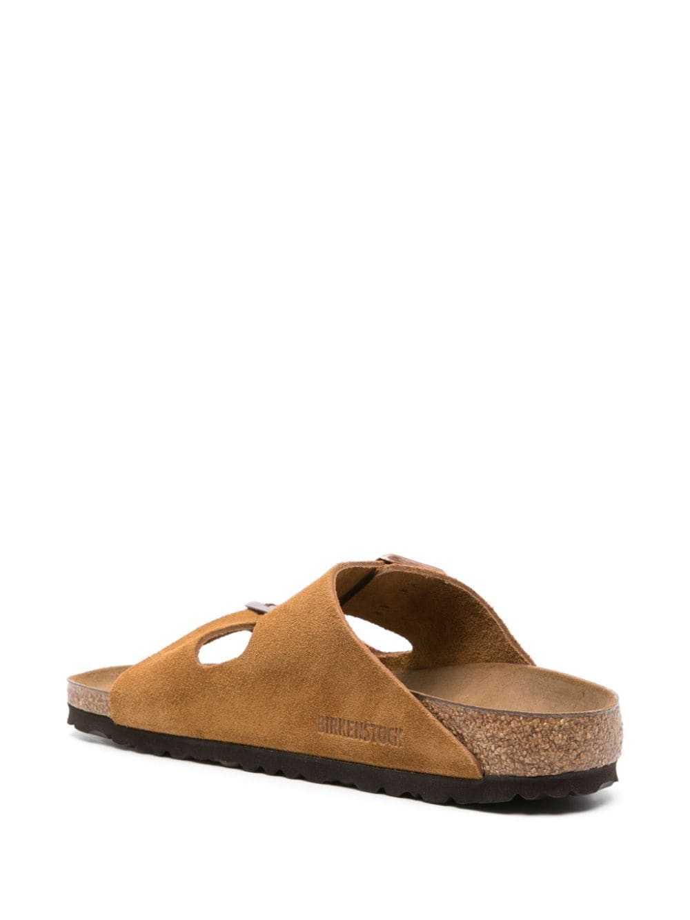 Birkenstock Arizona Suede Double-Strap Sandals Leather Brown