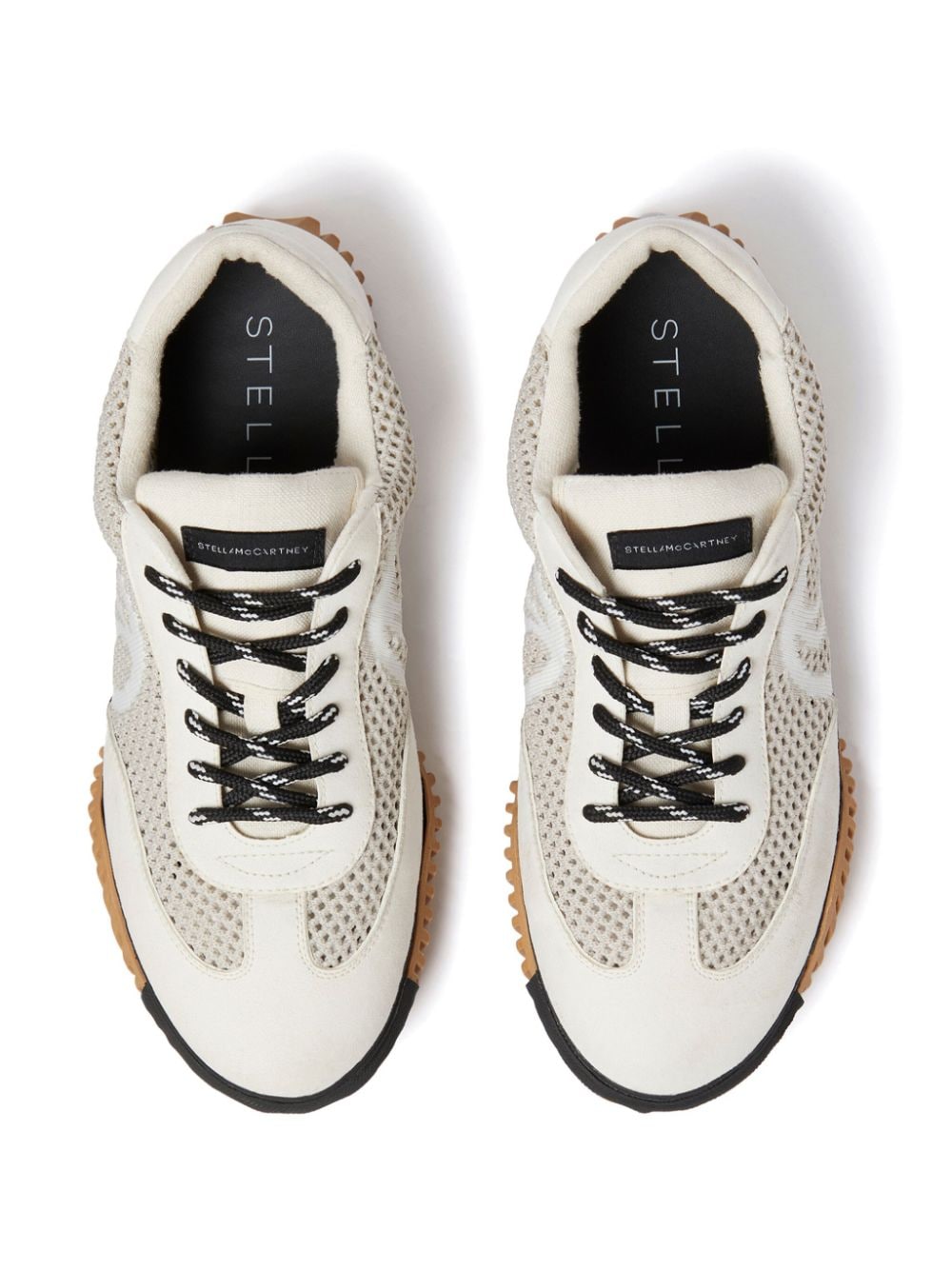 Stella McCartney S-Wave Sport Recycled Mesh Sneakers Grey
