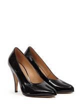 Maison Margiela Tabi 110mm Patent Leather Split-Toe Pumps Black