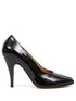 Maison Margiela Tabi 110mm Patent Leather Split-Toe Pumps Black