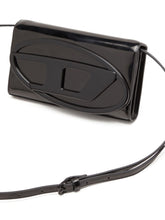 Diesel 1DR Leather Wallet Clutch Bag Black