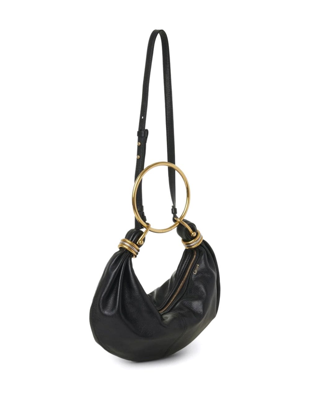 Chloè Small Bracelet Hobo Bag Black